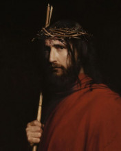 Картина "christ with thorns" художника "блох карл"