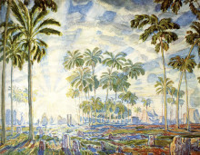 Картина "palm trees" художника "богаевский константин"