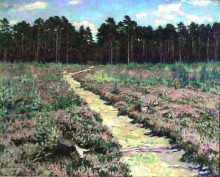 Картина "тропинка в лес весной" художника "богданов-бельский николай"