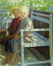 Картина "дети" художника "богданов-бельский николай"