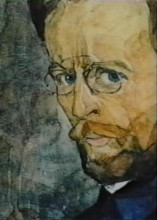 Копия картины "self-portrait" художника "богомазов александр"